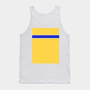 Leeds Yellow, Blue and White Hoop Away 1999 Tank Top